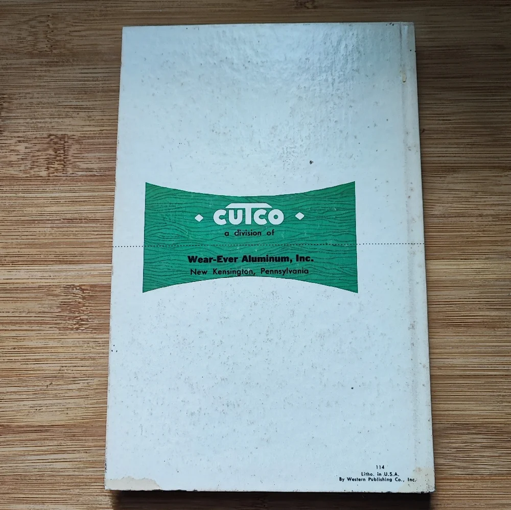 CUTCO Knife Brand Cutlery Cook Book Cuts of Meat Wear-Ever Aluminum Vintage 1961